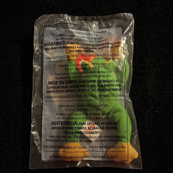 McDonald’s 1999 Ty Smoochy The Frog - Picture 2 of 4